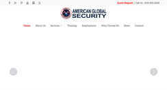 Desktop Screenshot of americanglobalsecurity.com