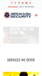 Mobile Screenshot of americanglobalsecurity.com